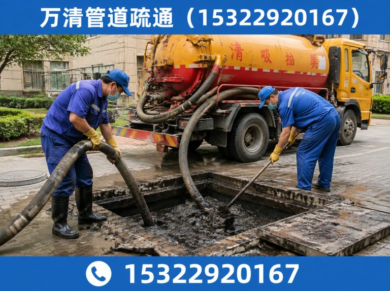 从化区化粪池清理展示图