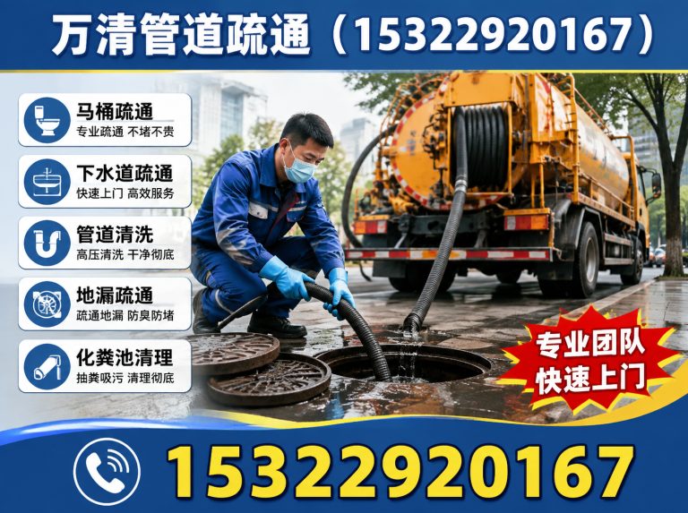 从化区万清管道疏通展示图